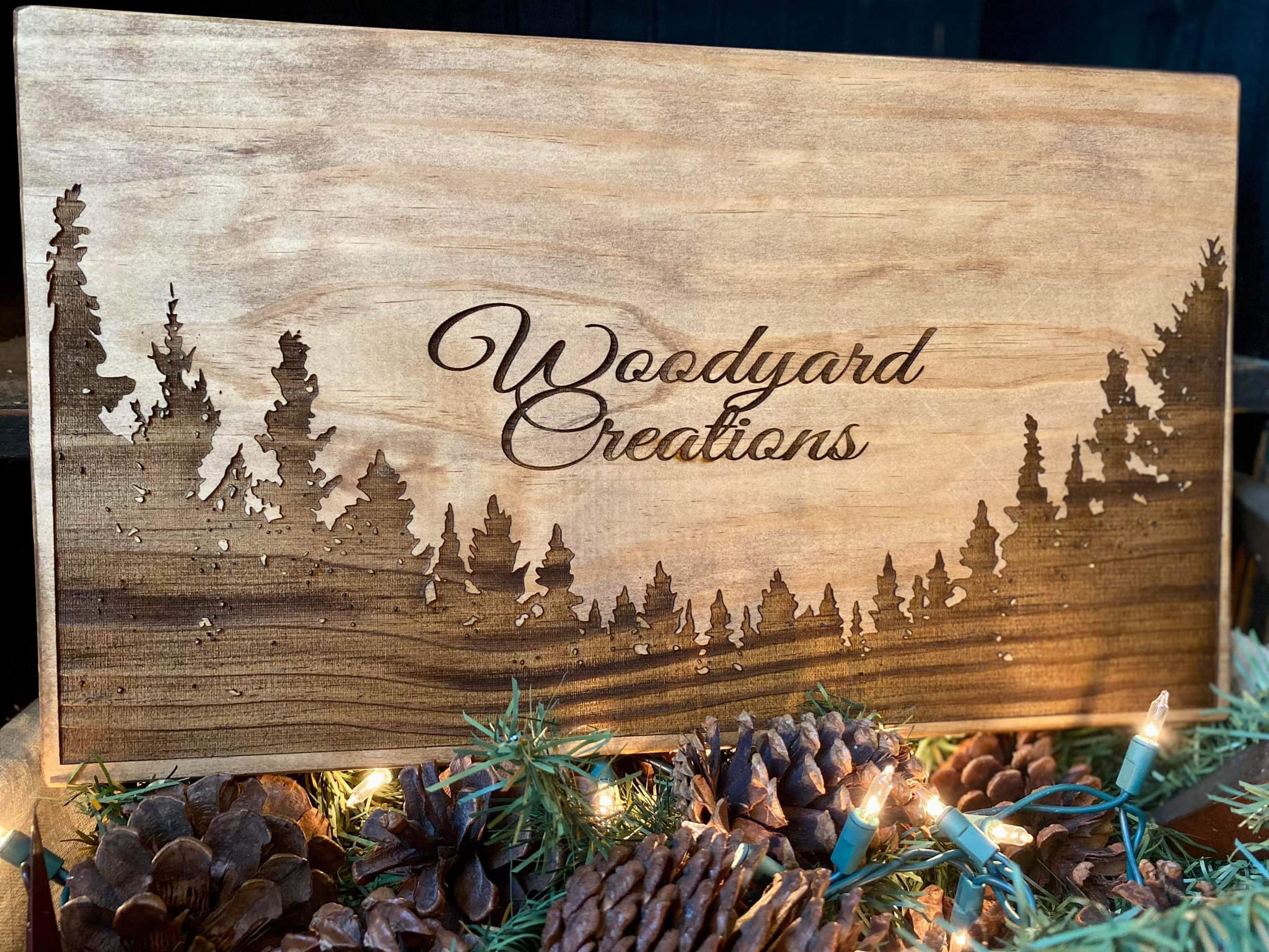 Custom wooden sign
